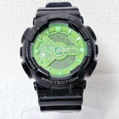 G-SHOCK GA-110B (Black/Green) - Slightly Damaged/Defective Item [0410]