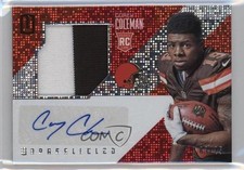 2016 Panini Unparalleled RPS Rookie Jersey Red 3/25 Corey Coleman #205 Auto 3g7