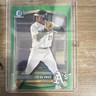 Topps 2025 Bowman Draft Leo De Vries Athletics Chrome Green Refractor BDC-87 /39