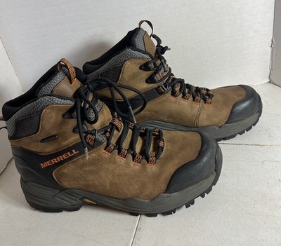 Men's 9 Hiking Boots MERRELL Waterproof Vibram +SALOMON 4D GTX GoreTex Forces 