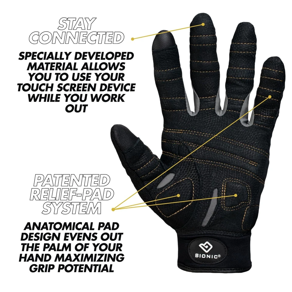 Guantes de fitness para hombre Beastmode dedo completo (2X-grandes) Foto 3 de 4