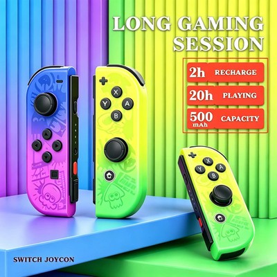Wireless Gamepad Left & Right Game Controller For Nintendo Switch Joy-Con1-Pair