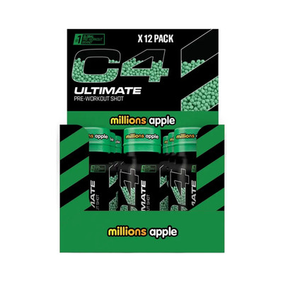 Cellucor C4 Ultimate Pre-Workout Shot (12x60ml) Millions Apple (45,82 EUR/L)