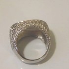 HSN Emma Skye Oval Crystal Stainless Steel 2-Tone Ring Size 6 — photo 3