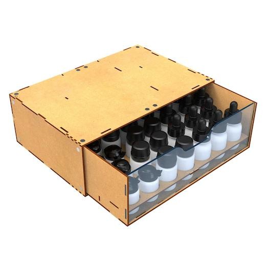 Green Stuff World Stackable Hobby Paint Rack - 30ml with Magnets
