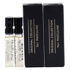 CLIVE CHRISTIAN NO 1 MASCULINE EDP 2.0ml .06fl oz x 2 COLOGNE SPRAY SAMPLE VIALS