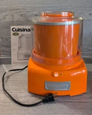 Cuisinart ICE-21 Frozen Yogurt Sorbet and Ice Cream Maker Orange Complete