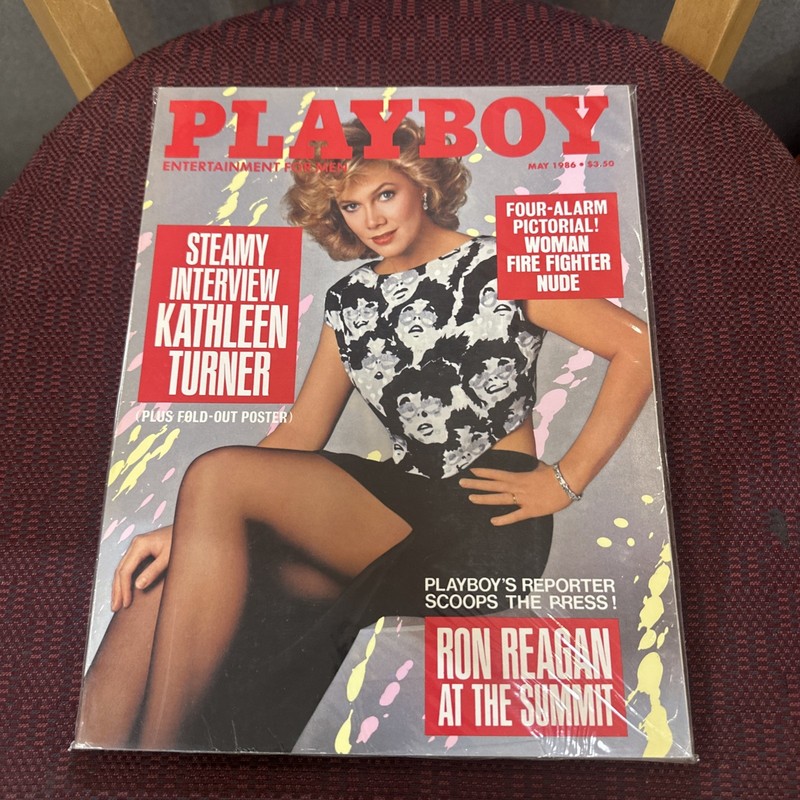 Playboy Magazine May 1986 Kathleen Turner
