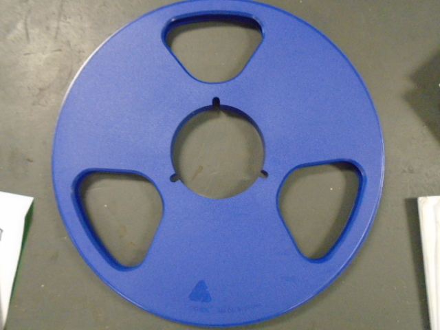 ReadbeforeUbuy! 10"  Blue NAB Plastic Take Up Reel Reel Master 1/4" Tape 10.5" 