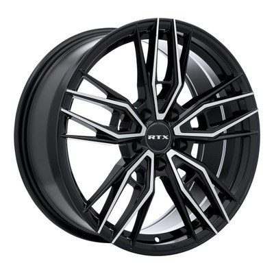 17 Inch Black Alloy Wheel Rim for Subaru Tribeca, RTX 83047 17x7.5 5x114.3 5Lug 