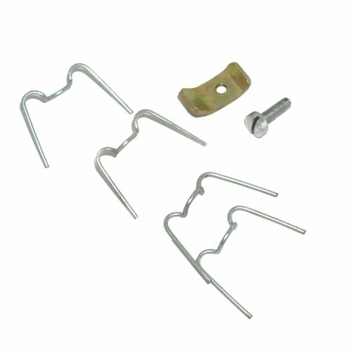 Fits Royal Enfield 7" Lucas Headlamp Headlight Fixing Clips Screw & Plate ECs - Picture 7 of 12