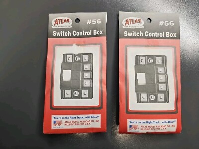 Atlas 56 HO Scale Switch Control Box – 1:87 Model Railroad Track Accessory