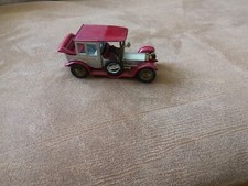 Matchbox Models of Yesteryear 1912 Rolls-Royce in Silver & Burgundy - Y-7 - 1968