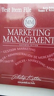 Test Item File, Philip Kotler