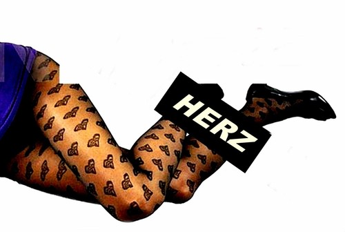 FRÜHLING Herzchen Strumpfhose TOP Kollektion "HERZ" in BRAUN 20 DEN GR S-M EU - Bild 2 von 2