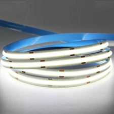 16FT 12V Flexible 1600LEDs COB LED Strip High Density Tape Lights  Cabinet Lamp
