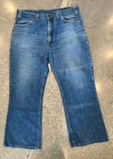 Vintage 70s LEVIS Orange Tab Flare Leg Boot Cut USA Made 4 Pocket 36" 1970's