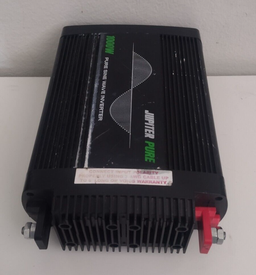 Jupiter Pure 1000 Watt Pure Sine Wave Power Inverter Display USB Used