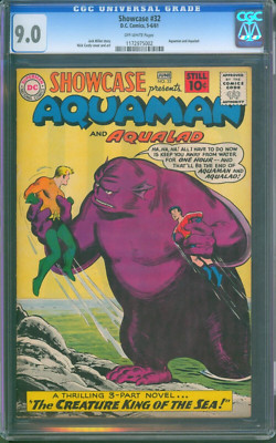 Showcase #32   CGC 9.0   Aquaman & Aqualad Silver Age DC Comics Presents 1961