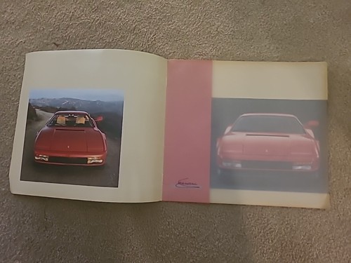 FERRARI TESTAROSSA 1984 SALES BROCHURE | PROSPEKT - Picture 2 of 7