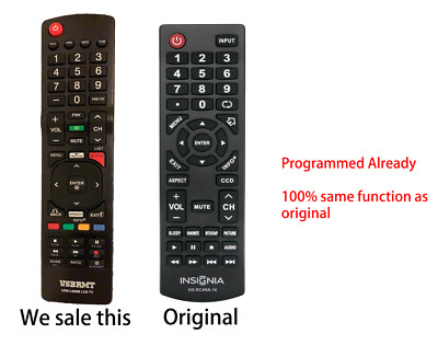 New Universal Remote L080 Replaced for INSIGNIA NS-RC4NA-14 TV -- Programmed 