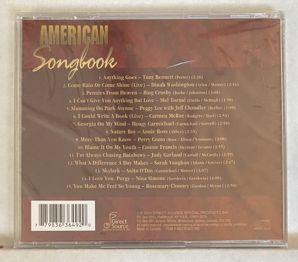 American Songbook From The Vaults - Volume 2 - Bennett, Garland + (2004, CD) New - Image 2 of 3