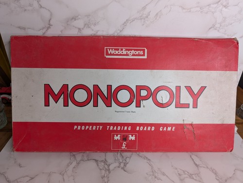 MONOPOLY Vintage Board Game Waddingtons UK 1984 Ref 44021 Complete Set