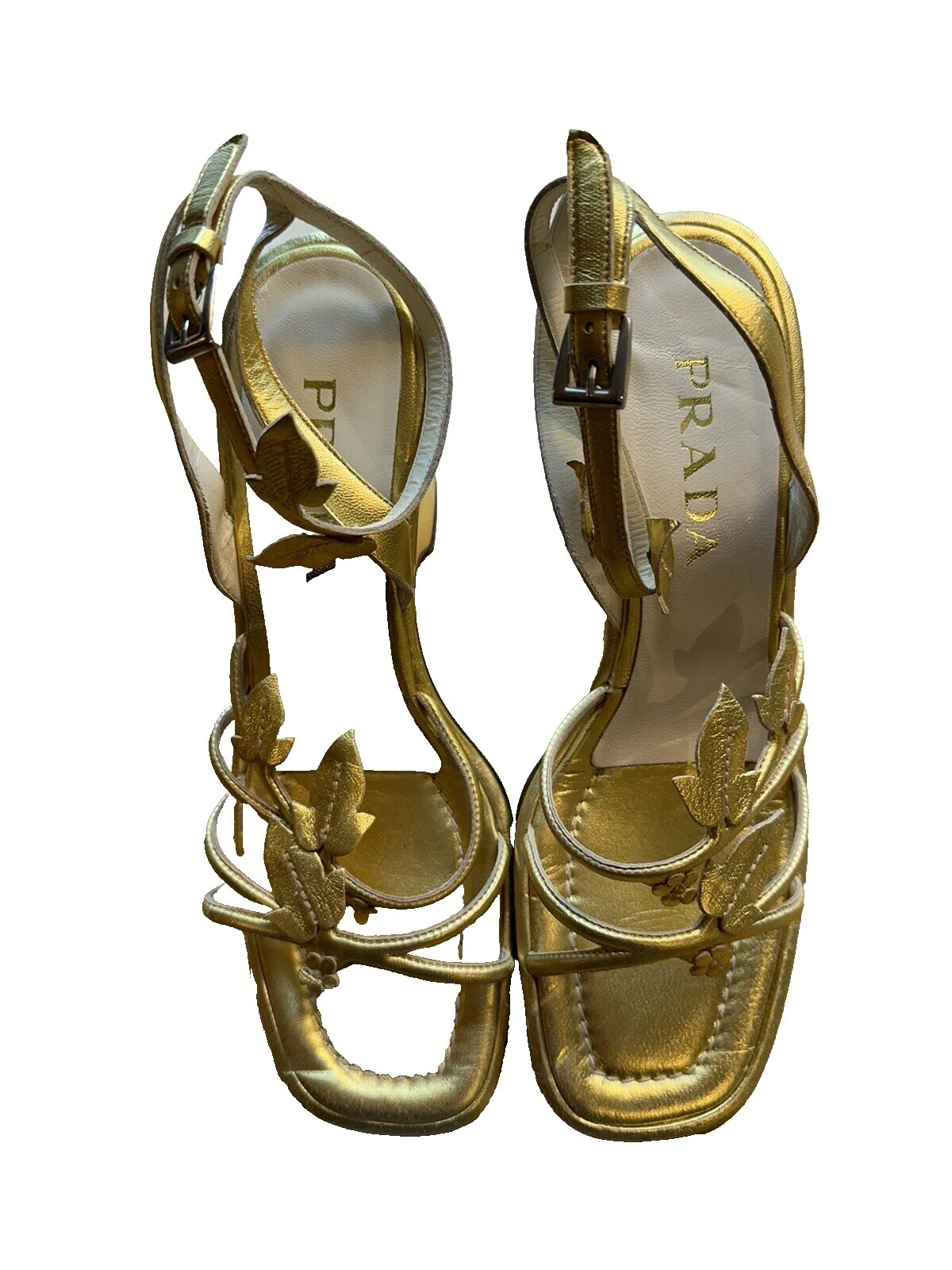 Sandalias florales PRADA Cuña para De mujer