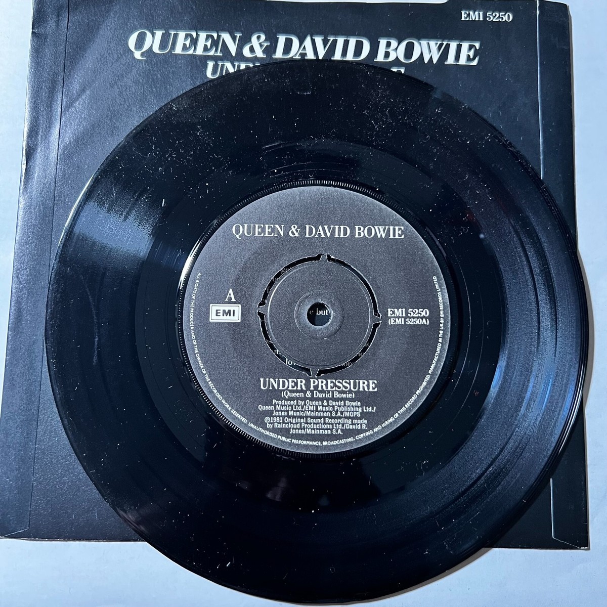 RARE 45 RPM: Queen & David Bowie, Under Pressure / Queen, Soul