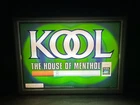 Vintage Kool Cigarettes Tobacco Store 29" X 21” Lighted Gas Oil Large Sign