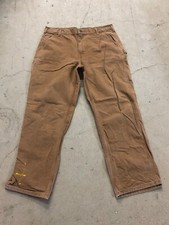 MENS 38 x 32 - Vtg Carhartt B11 Duck Unlined Work Pants Made USA