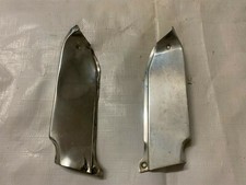 1966 Chevy Impala Inner Fender Molding Extension Stainless Trim Pair