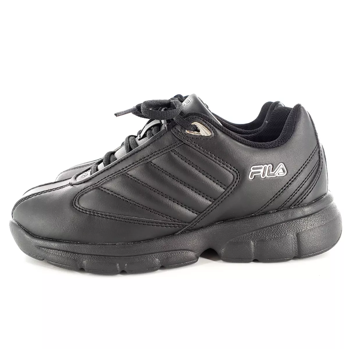 Fila Athletic Running Shoes Mens 7 Black Lightweight Brand New NWT