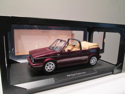 1 : 18  VW Golf 1 Cabriolet 1992 Classic   rot / red metallic  Norev  limited