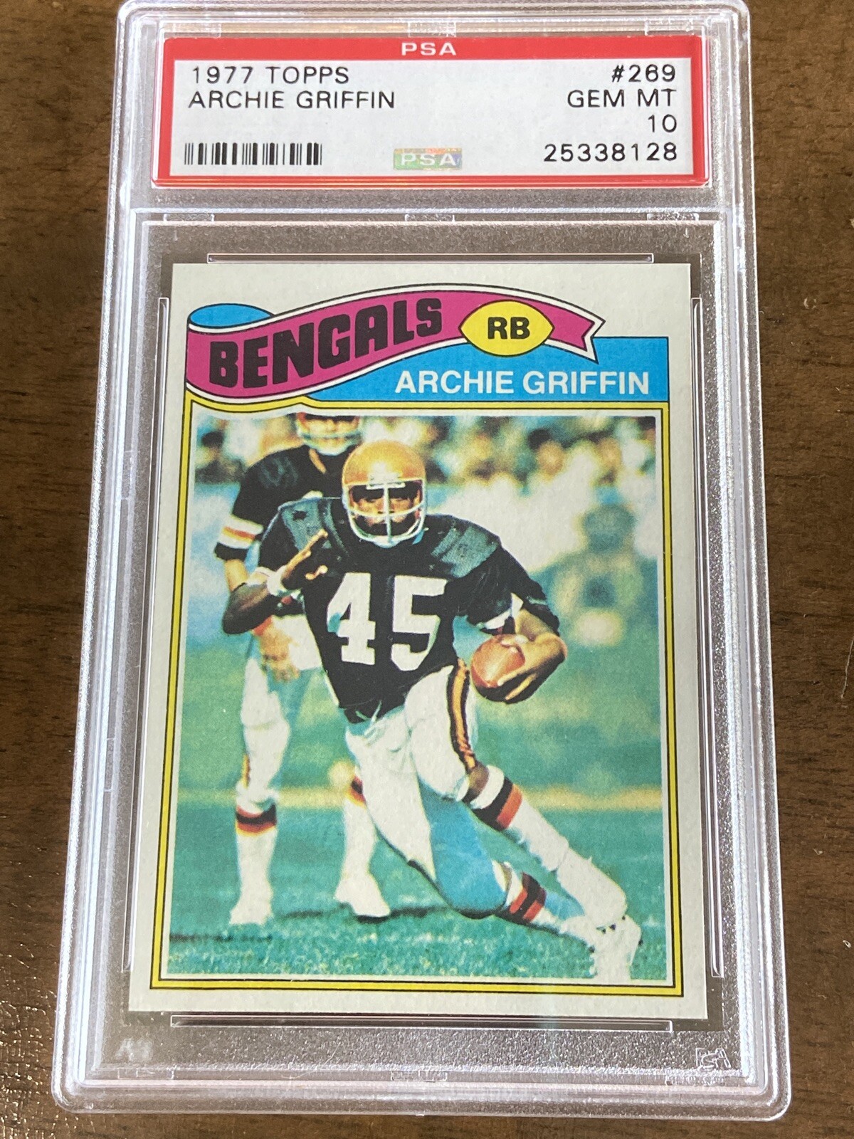 1977 Topps Archie Griffin Rookie #269 PSA 10 Bengals RB POP 20 RC