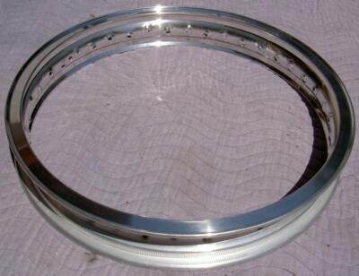 WM3 2.15 X 19 -36 hole Akront/Italian style flanged alloy vintage motorcycle rim