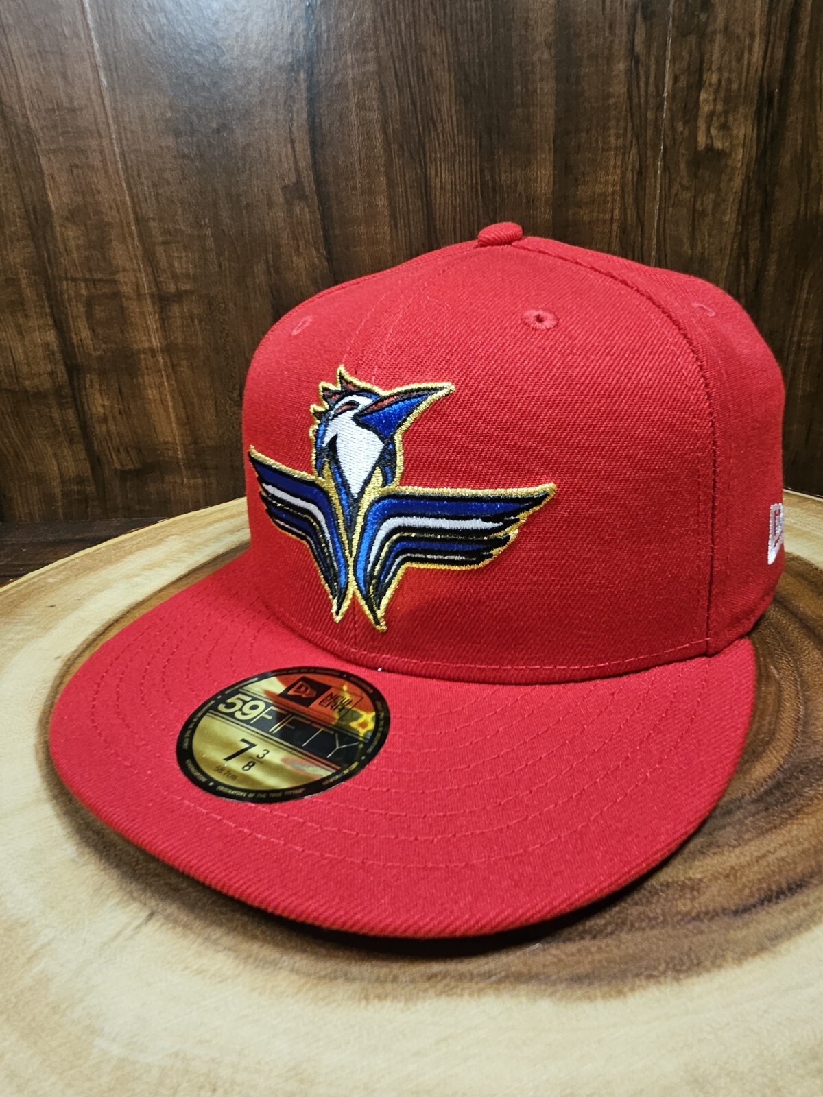 Fayetteville Woodpeckers New Era 59Fifty Fitted Hat Cap Size 7 1/2 Minor League