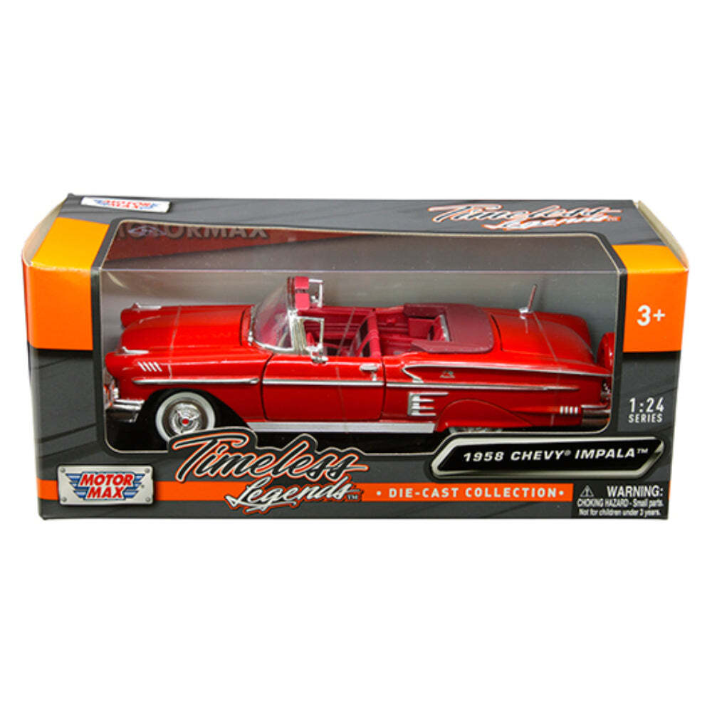 Timeless Legends 1958 Chevrolet Impala 1:24 Scale Diecast Model