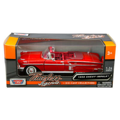 Timeless Legends 1958 Chevrolet Impala 1:24 Scale Diecast Model