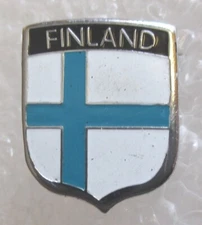 Country of Finland Tourist Travel Souvenir Collector Pin Flag