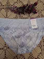 WARNERS No Pinching No Problems Mid Waist Lace Hipster 5609J  2XL 9