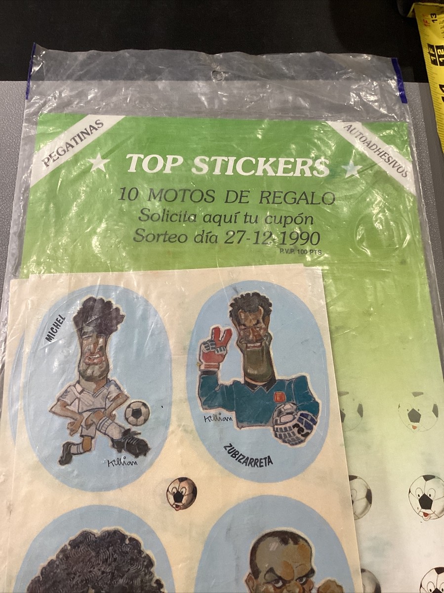 1990 Soccer Top Stickers Sealed Kit Maradona, Schilaci