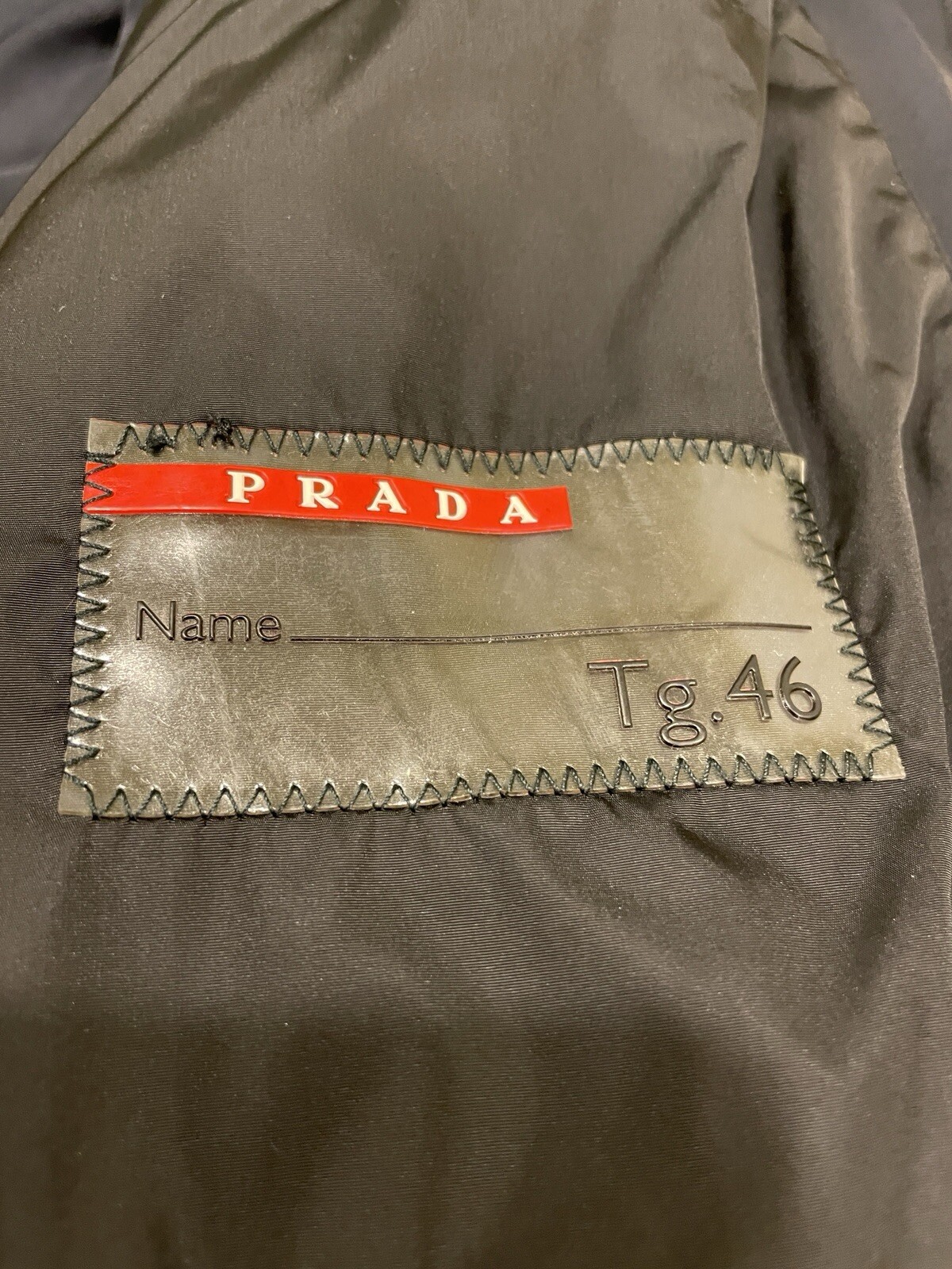 Prada Art.SGV167 Gray Vintage Hoodie men Jacket M… - image 10