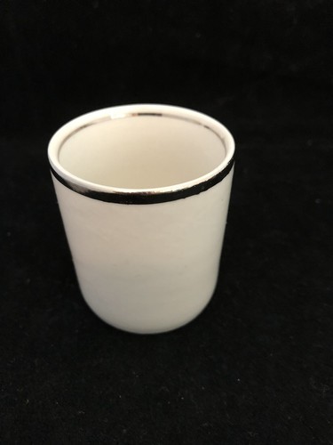 Bellini Brazil Silberteller Untertasse mit Tassenhalter Veracruz Porzellan Tasse 4er Set - Bild 4 von 5