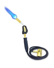 Propane Torch Head with 4.7Ft Hose, MAP Mapp Gas Torch kit Turbo Torch Self I...