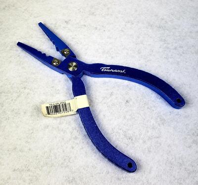 Tsunami Braid Cutter Pliers 6.5'' Saltwater Grade Tungsten Carbide Cutters Blue
