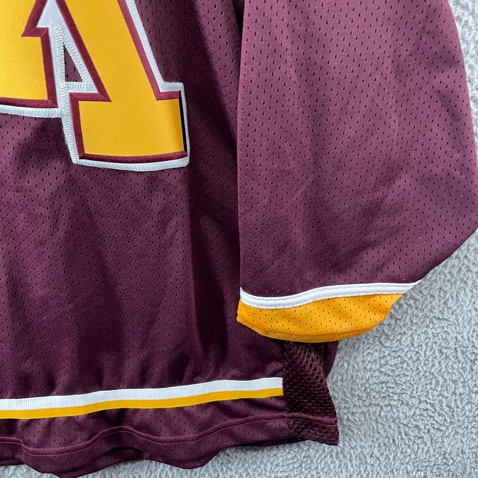 Vintage 90s Minnesota Gophers Hockey Jersey Spellout K1 Mens XL NCAA Pliam #34 - Image 4 of 4