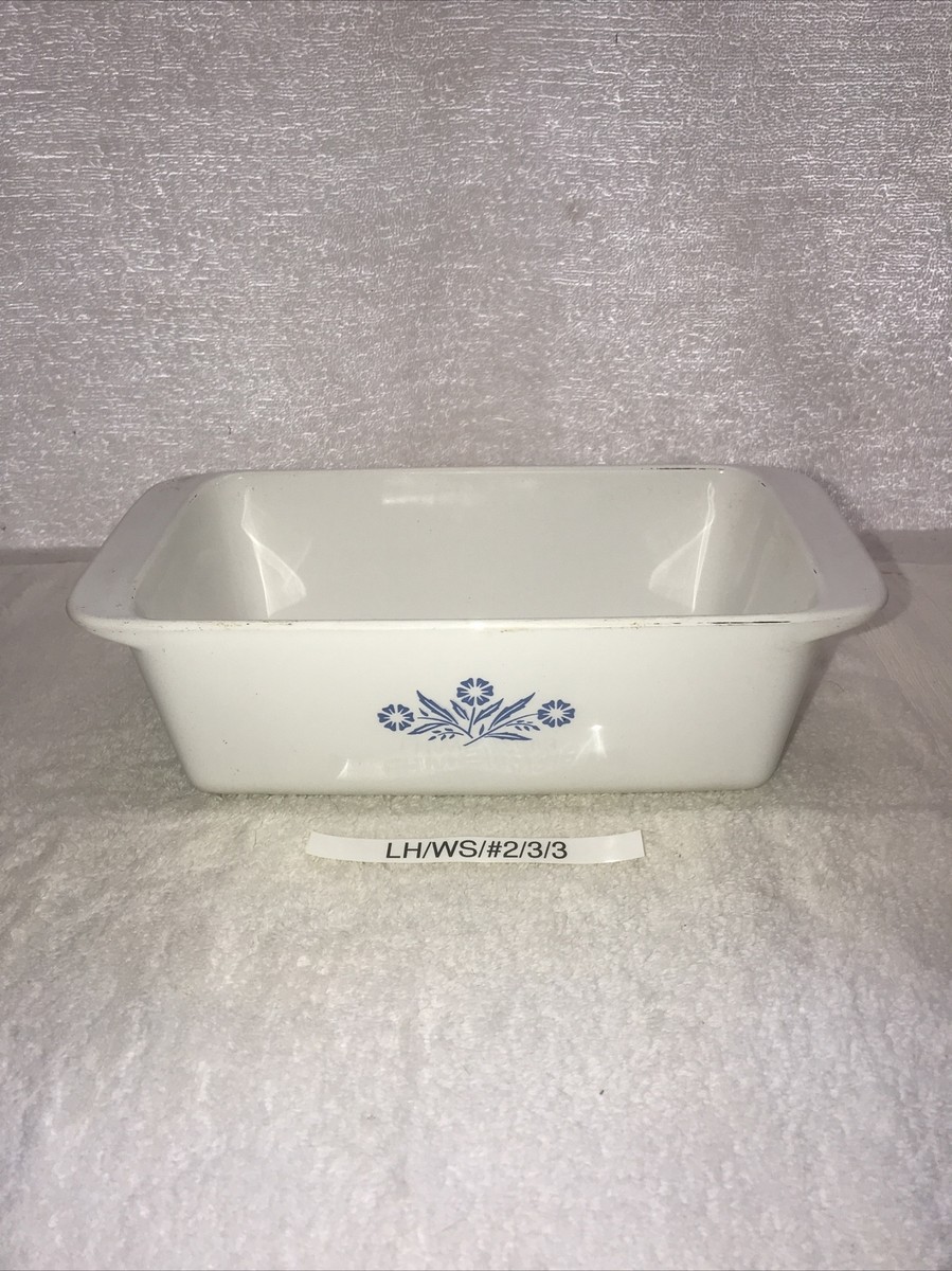 Vintage Corning Ware Blue Cornflower P-315-B 9x5x3 Qt Bread Pan