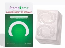 Stoma Dome Replacement Crescents - 52 Count, StomaGuard