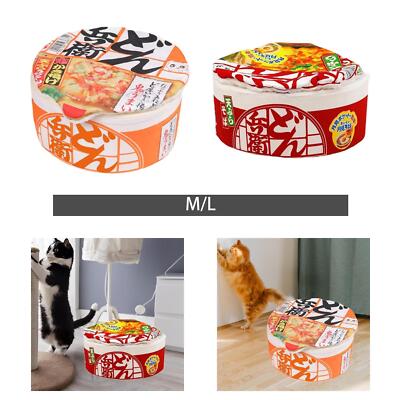 Ramen Katzenbett Instant Nudelform Katzenhaus abnehmbar multifunktional Katzensofa